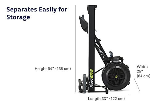 Concept2 RowErg Indoor Rowing Machine - PM5 Monitor, Device Holder, Adjustable Air Resistance, Easy Storage (Model 2712)