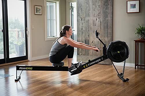 Concept2 RowErg Indoor Rowing Machine - PM5 Monitor, Device Holder, Adjustable Air Resistance, Easy Storage (Model 2712)