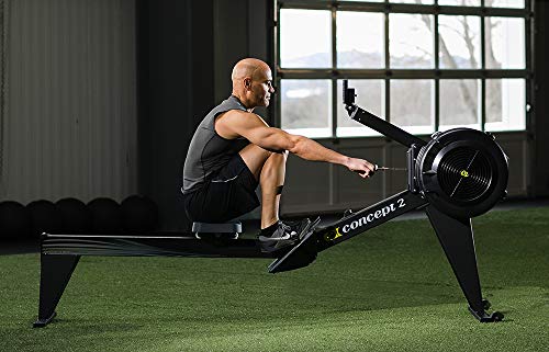 Concept2 RowErg Indoor Rowing Machine with Tall Legs - PM5 Monitor, Device Holder, Adjustable Air Resistance, Easy Storage