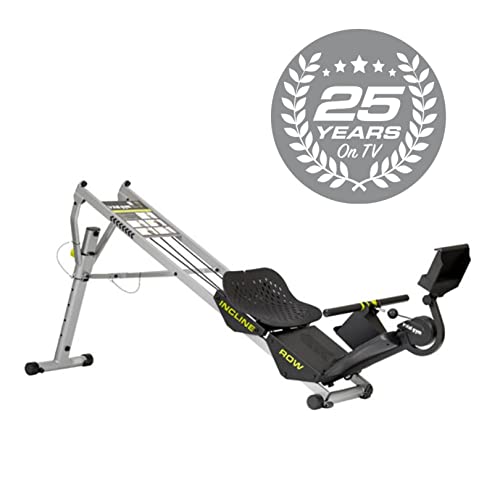 Total Gym Ergonomic Folding Incline Rowing Machine with 6 Levels of Resistance - Cardio and Strength Training